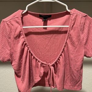 Pink Crop Top